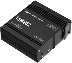 Zdjęcie Teltonika switch zarządzalny przemysłowy 2xSFP 8xPoE+ L2/L3 (TSW202) - Boguchwała