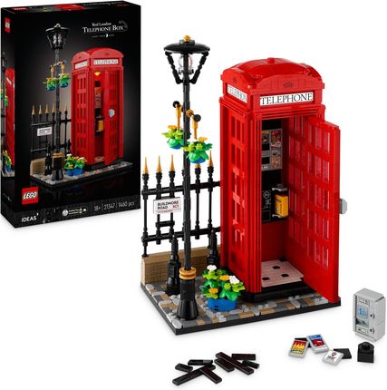 LEGO Ideas 21347 Czerwona londyńska budka telefoniczna