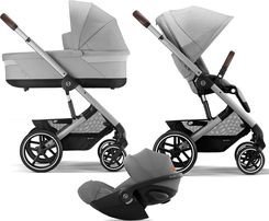 Zdjęcie Cybex Balios S Lux 2.0 SLV Lava Grey Głęboko Spacerowy + Fotelik - Libiąż