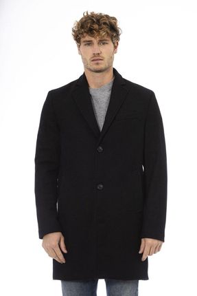 Płaszcz marki Baldinini Trend model MOD. 01PAN_PRATO kolor Czarny. Odzież męska. Sezon: