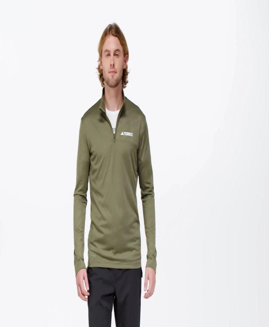 Adidas Terrex Multi Half-Zip Long Sleeve Tee IP4800 - Ceny i