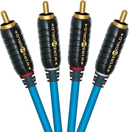 WireWorld Stream 8 Interconnect Cable STI Kabel interkonekt audio 2 RCA - 2 RCA (Cinch) 2m