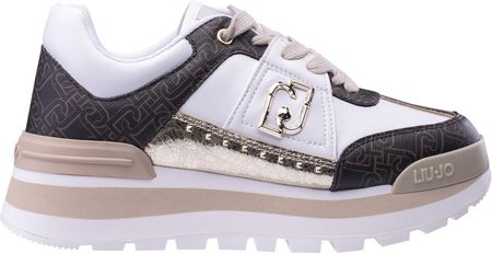 Damskie Sneakersy Liu JO Sne Calf Leather/Printed Ba4085 Ba4085Px141S3101 – Biały