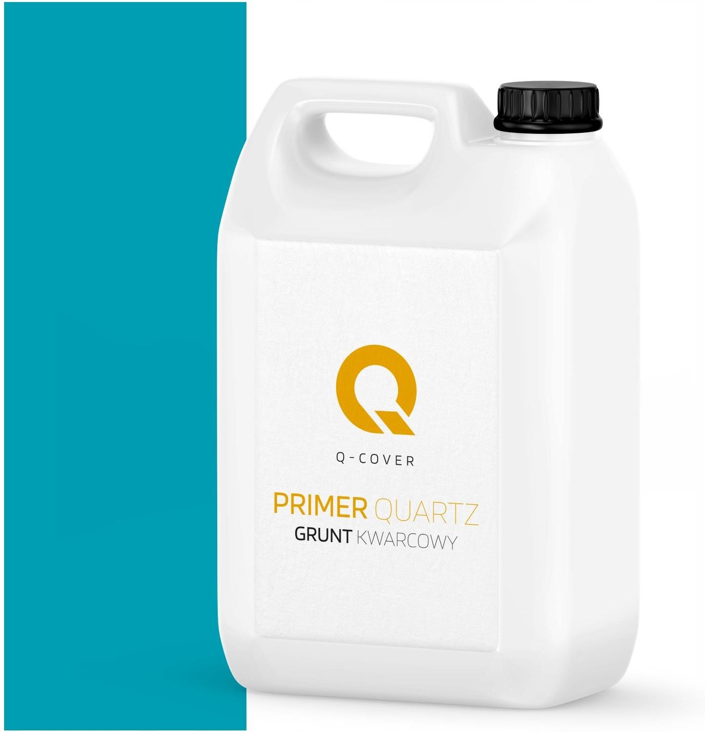 QCover Grunt Kwarcowy Pod Beton Architektoniczny Turkusowy Ciemny 3L