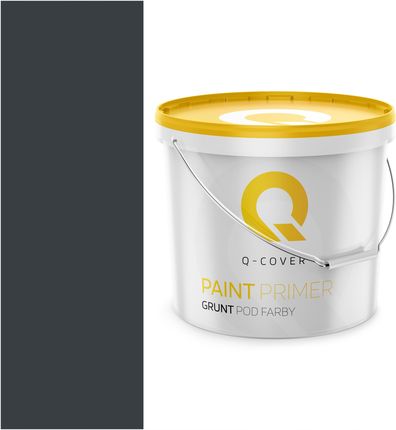 Q-Cover Grunt Pod Farbę Silikonową Elewacyjną Szary Grafitowy 7016 10L