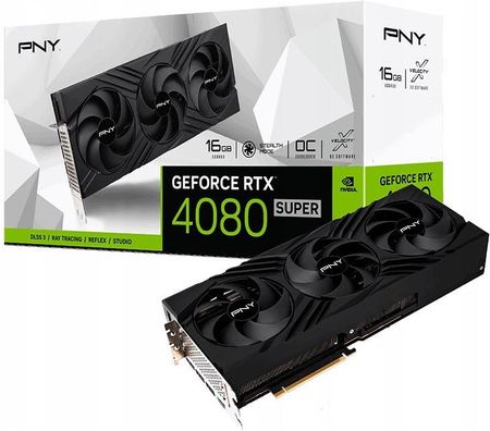 Pny GeForce RTX 4080 SUPER Verto OC 16GB GDDR6X (VCG4080S16TFXPB1-O)