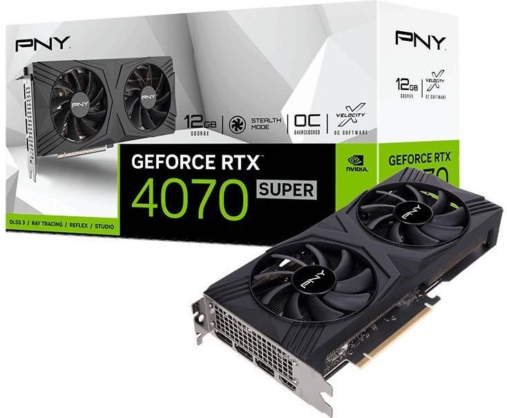 Pny GeForce RTX 4070 SUPER 12GB VERTO DUAL FAN OC
