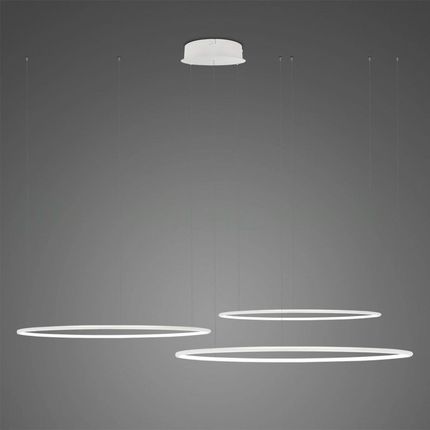 Altavola Design Ledowe Okręgi Lampa Wisząca Biały (La075Co3100In4Kwhitedimm)