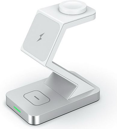 Ładowarka bezprzewodowa indukcyjna MagSafe do Apple Watch iPhone AirPods (Biała)