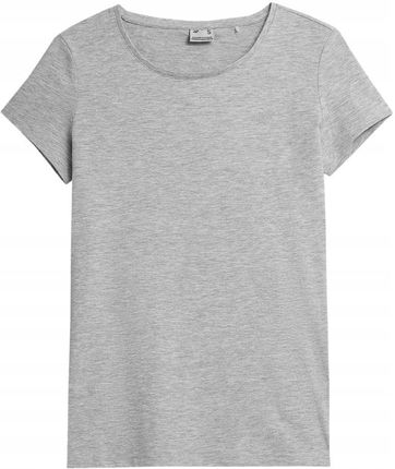 Koszulka damska 4F chłodny jasny szary melanż Rozmiar XL