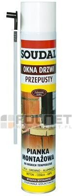 Soudal Soudafoam Winter do Niskich Temperatur Pianka Montazowa 750ml (PIA-ZI-1K-750)