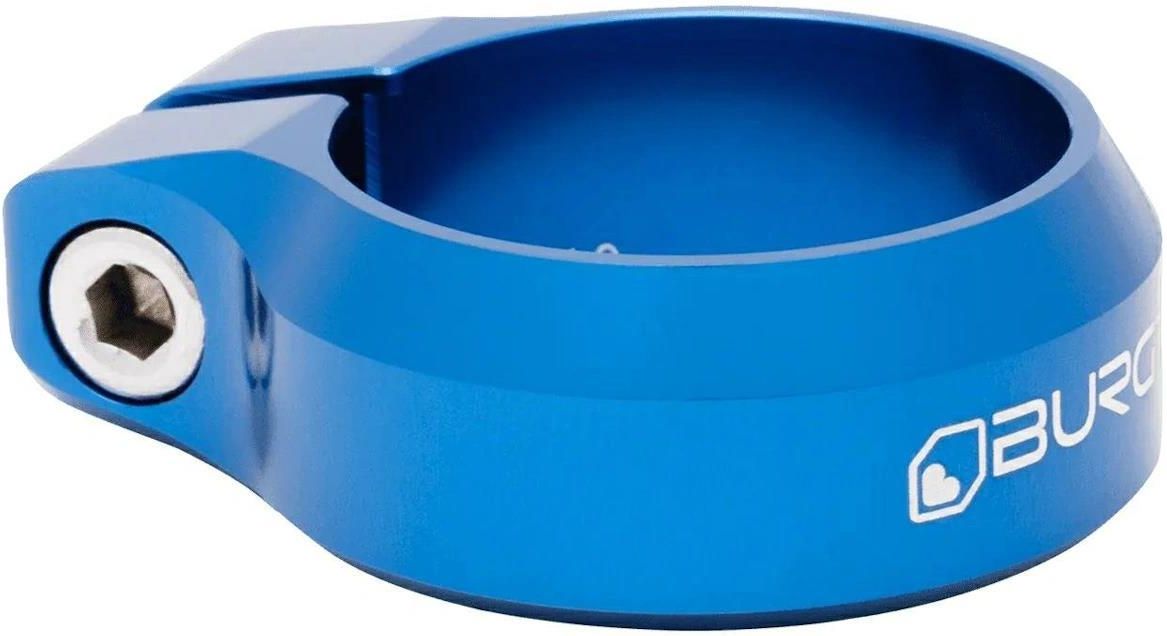 Obejma Zacisk Sztycy Burgtec Seat Clamp 34.9mm Deep Blue