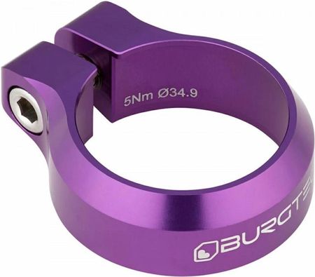 Obejma Zacisk Sztycy Burgtec Seat Clamp 34.9mm Purple Rain