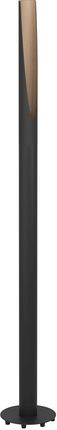 Eglo - Lampa Stojąca Barbotto Gu10 Czarny/Brązowy (900877)