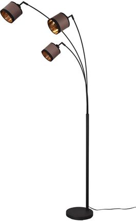 Trio - Lampa Stojąca Davos 3Xe14 Czarny/Szary (R41553041)