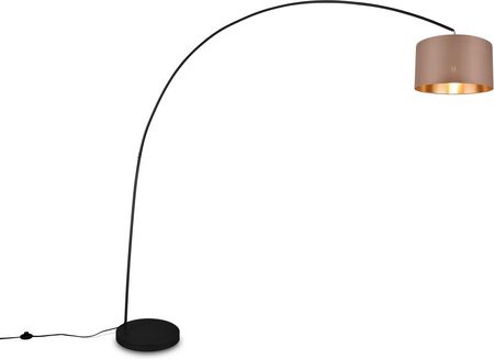 Trio - Lampa Stojąca Mansur E27 Czarny/Szary (419200141)
