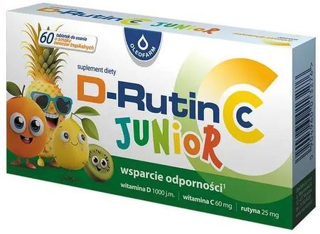D-Rutin Cc Junior 60 Tabl Do Ssania