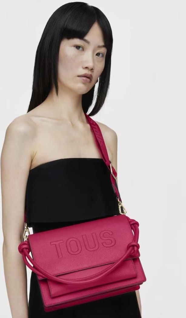 RO-4059 RO-3757 RO-3922　さと Torebka Tous La Rue New Audree Kolor Fuksja 18x25x12,5cm
