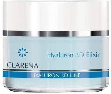 Clarena Hyaluron 3D Elixir Eliksir Nawilżający Pielęgnacja Prezent