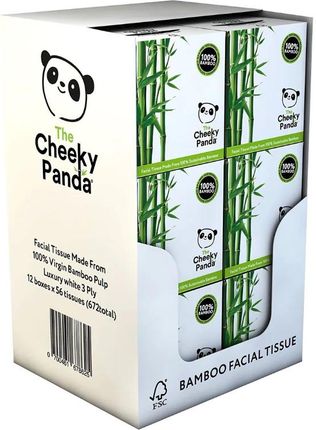 Cheeky Panda Chusteczki Higieniczne W Pudełku Karton 672Szt. 12x56szt.