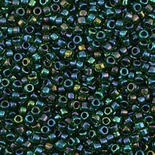 Toho Round 15/0 Inside-Color Peridot/Emerald Lined Tr-15-249 5g