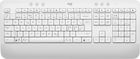Logitech - Signature K650 Keyboard (Nordic) - Off White