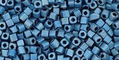 Toho Cube 1 5mm Higher-Metallic Frosted Mediteranian Blue Tc-01-511F 5g