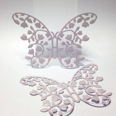 Scrapki Ażurowe Flower Butterfly 11 5x 9 5cm Pearl Milky Amethyst -1szt.