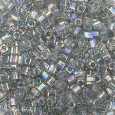 Toho Cube 1 5mm Transparent Rainbow Black Cube Diamond Tc-01-176 5g
