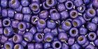 Toho Round 11/0 Permafinish -  Matte Galvanized Violet TR-11-PF581F -10 gram