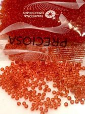 Preciosa Rocaille 10/0 Czech Seed Beads Crystal Lt. Red Col.90050 50g