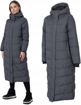 4F Gruby Płaszcz Zimowy Długi KUDP012 > Xs