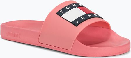 Klapki damskie Tommy Jeans Flag Pool Slide Ess tickled pink | WYSYŁKA W 24H | 30 DNI NA ZWROT
