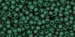 Toho Round 11/0 Transparent Frosted Green Emerald TR-11-939F 10g