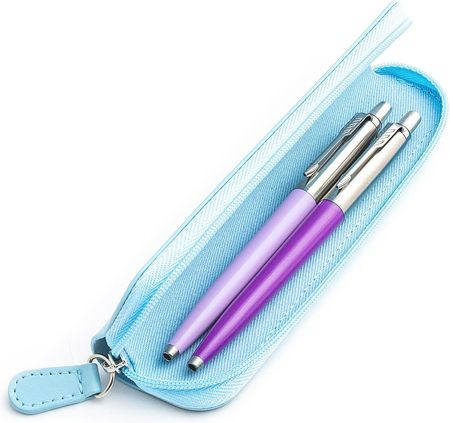 Zestaw prezentowy długopis Parker Jotter Originals Liliowy i Fioletowy z niebieskim etui