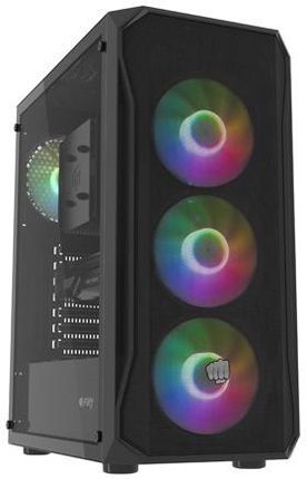 Obudowa komputerowa Fury Shobo SH4 RGB czarna (NFO2153