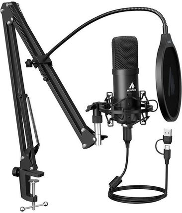 Mikrofon z statywem Maono A04E (czarny)