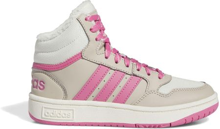 Dziecięce Buty Adidas Hoops Mid 3.0 K If7739 – Beżowy