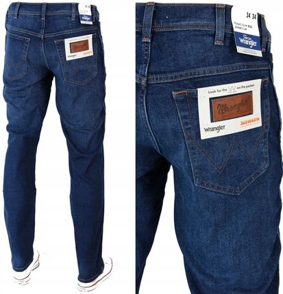 Wrangler Texas Slim Jeans Proste W36 L32