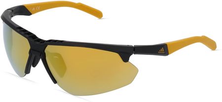 ADIDAS SP0042 Męskie okulary przeciwsłoneczne, Oprawka: Tworzywo sztuczne, czarny
