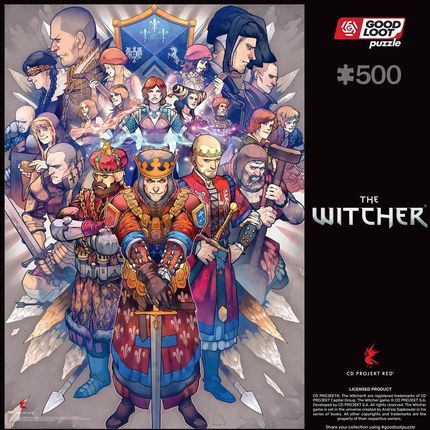 Good Loot Puzzle Loot Gaming The Witcher Northern Realms 500El.