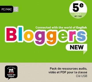 Bloggers NEW 5e - pack de ressource audio, vidéo et PDF pour la classe