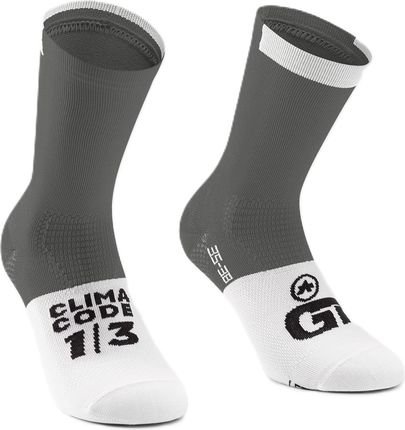 Skarpetki Assos Gt Socks C2 Biały-Szary / Rozmiar: 35 36 37 38 / Rozmiar: 0