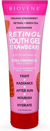 Biovene Retinol Youth Gel Strawberry Extra Firming Face Y Body Krem Do Ciała 200 ml