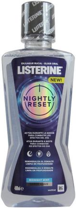 Listerine Nightly Reset Mouthwash Płyn Do Płukania Ust Działa W Nocy 400 ml