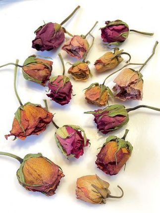 Kwiaty Suszone Róże 3D Mix Color M Główki Ok. 2 4 5Cm 2Szt. 1 Op