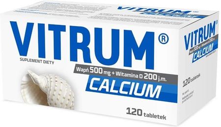 Vitrum Calcium Tabletki Wapń 500 Mg + Witamina D 200 J.M. 120 Szt.
