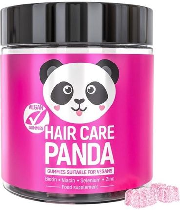 Noble Health Hair Care Panda Wegańskie Żelki Na Włosy 300G