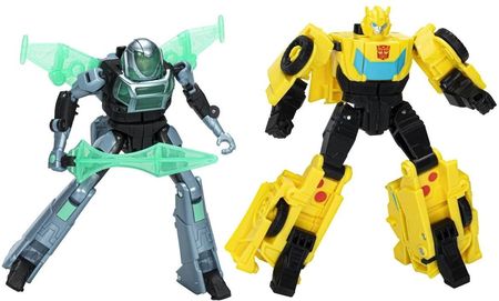 Hasbro Transformers: EarthSpark Cyber-Combiner Bumblebee and Mo Malto Action Figure Set - 2-Pack F8439