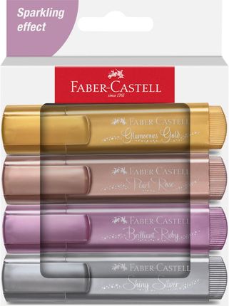 Faber-Castell Zakreślacz Metaliczny 4 Kolory Faber Castell